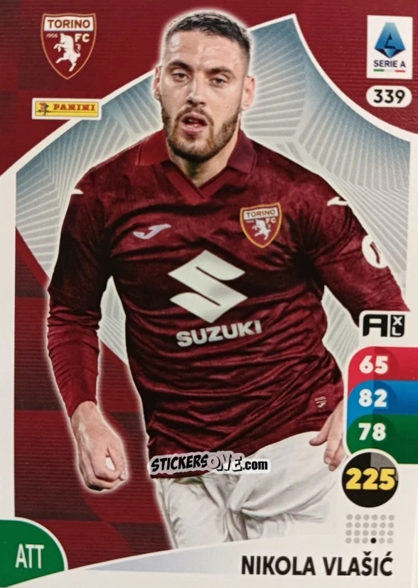 Figurina Nikola Vlašić - Calciatori 2025-2026. Adrenalyn Xl n. 339 - Panini