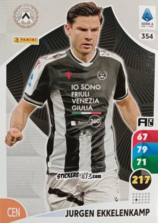 Sticker Jurgen Ekkelenkamp - Calciatori 2025-2026. Adrenalyn Xl n. 354 - Panini