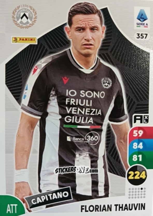 Figurina Florian Thauvin - Calciatori 2025-2026. Adrenalyn Xl n. 357 - Panini