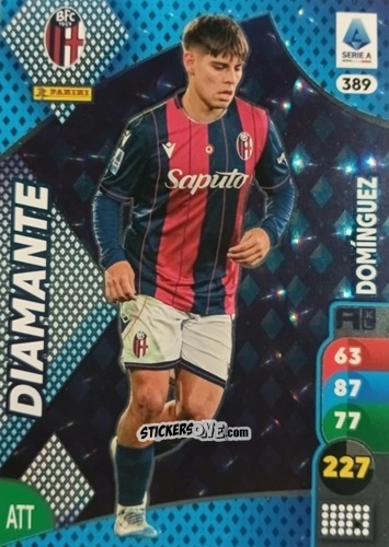 Figurina Benja Domínguez - Calciatori 2025-2026. Adrenalyn Xl n. 389 - Panini