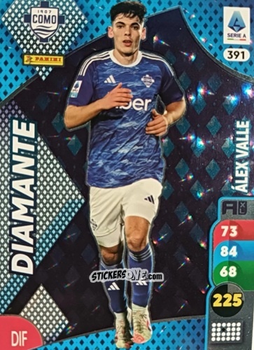 Sticker Álex Valle - Calciatori 2025-2026. Adrenalyn Xl n. 391 - Panini