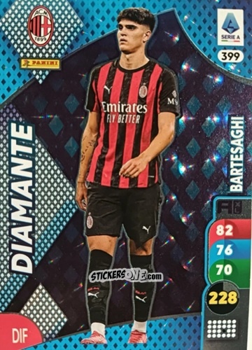 Figurina Davide Bartesaghi - Calciatori 2025-2026. Adrenalyn Xl n. 399 - Panini