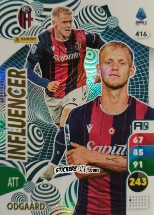Sticker Jens Odgaard - Calciatori 2025-2026. Adrenalyn Xl n. 416 - Panini