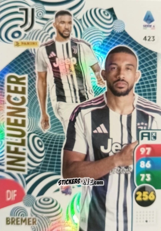 Cromo Bremer - Calciatori 2025-2026. Adrenalyn Xl n. 423 - Panini