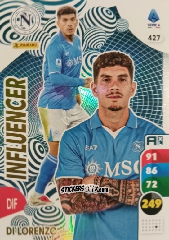 Cromo Giovanni Di Lorenzo - Calciatori 2025-2026. Adrenalyn Xl n. 427 - Panini
