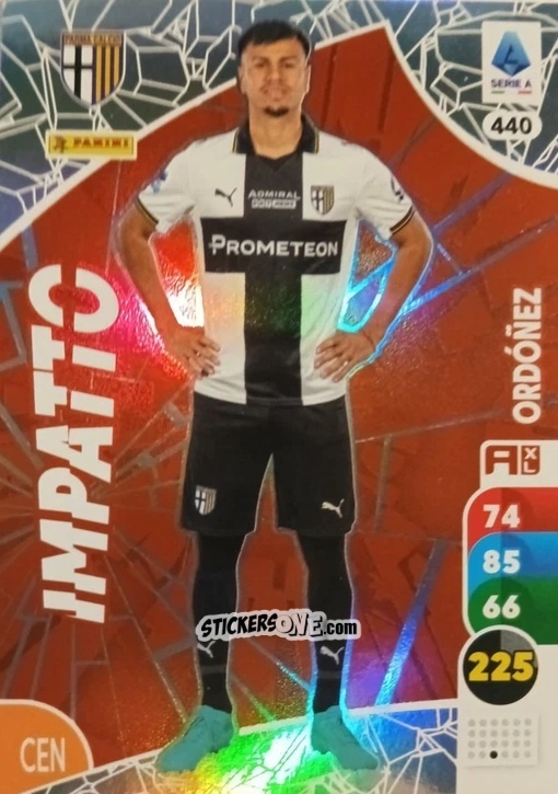 Cromo Christian Ordóñez - Calciatori 2025-2026. Adrenalyn Xl n. 440 - Panini