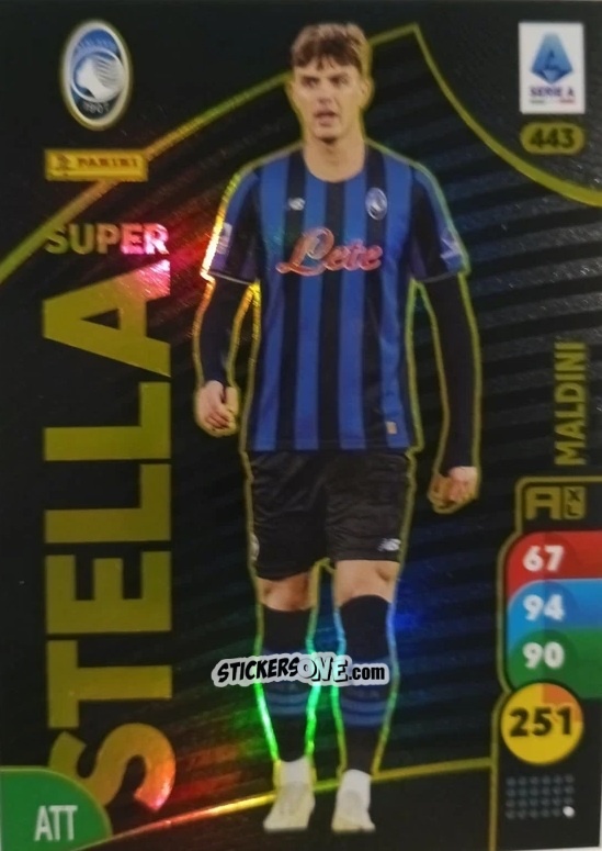 Cromo Daniel Maldini - Calciatori 2025-2026. Adrenalyn Xl n. 443 - Panini