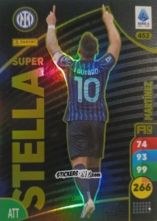 Figurina Lautaro Martínez - Calciatori 2025-2026. Adrenalyn Xl n. 452 - Panini
