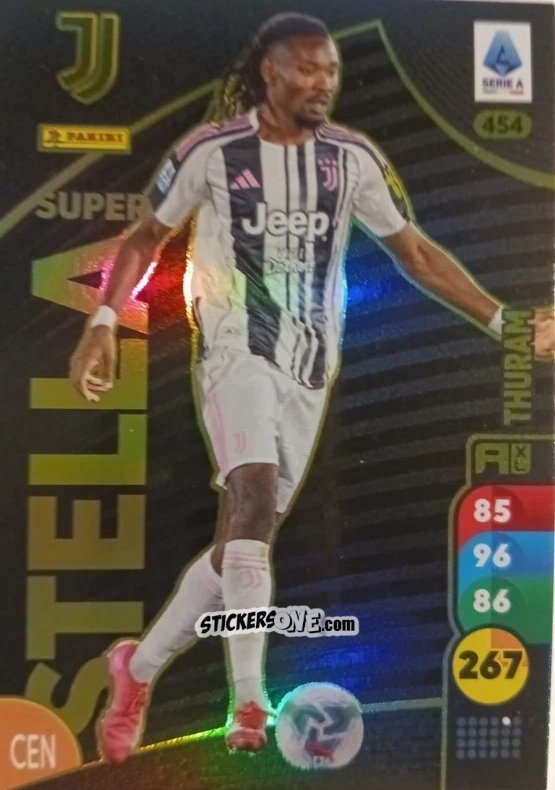 Cromo Khéphren Thuram - Calciatori 2025-2026. Adrenalyn Xl n. 454 - Panini