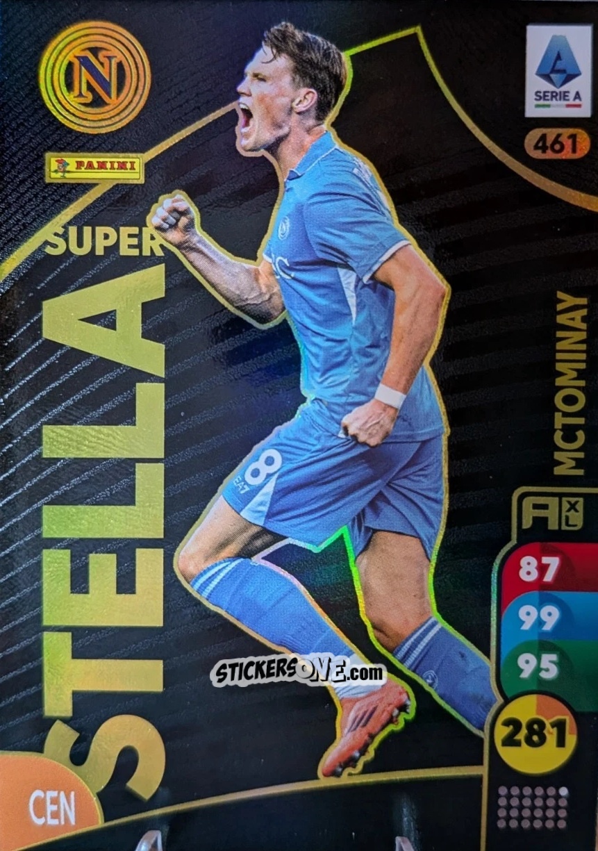 Figurina Scott McTominay - Calciatori 2025-2026. Adrenalyn Xl n. 461 - Panini