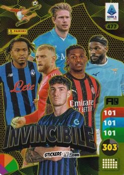 Cromo Michele Di Gregorio / Alessandro Bastoni / Nuno Tavares / Ademola Lookman / Kevin De Bruyne / Rafael Leão - Calciatori 2025-2026. Adrenalyn Xl n. 477 - Panini