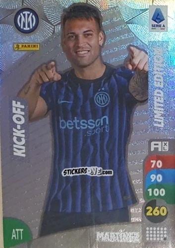 Figurina Lautaro Martinez - Calciatori 2025-2026. Adrenalyn Xl n. LE-KO1 - Panini
