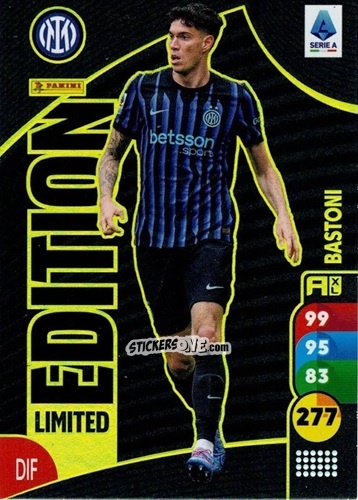 Sticker Alessandro Bastoni - Calciatori 2025-2026. Adrenalyn Xl n. LE-AB - Panini