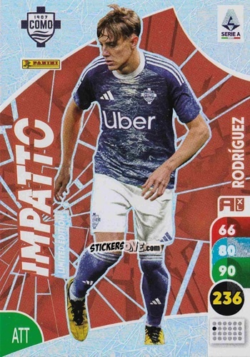 Sticker Jesús Rodríguez Caraballo - Calciatori 2025-2026. Adrenalyn Xl n. LEI-JR - Panini