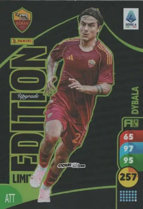 Cromo Paulo Dybala - Calciatori 2025-2026. Adrenalyn Xl n. LE-PD - Panini