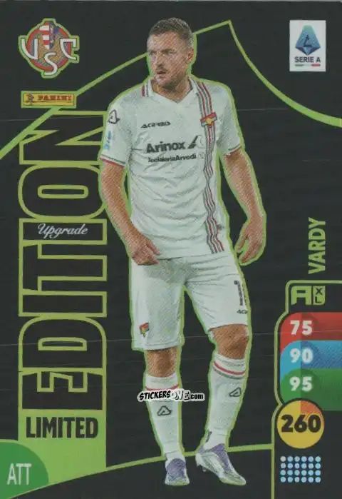 Sticker Jamie Vardy - Calciatori 2025-2026. Adrenalyn Xl n. LE-JV - Panini