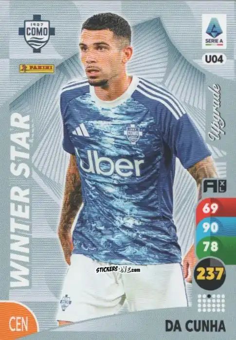 Sticker Lucas Da Cunha - Calciatori 2025-2026. Adrenalyn Xl n. U4 - Panini