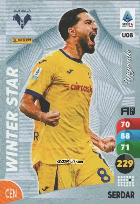 Cromo Suat Serdar - Calciatori 2025-2026. Adrenalyn Xl n. U8 - Panini