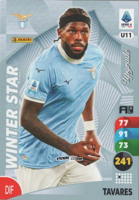Sticker Nuno Tavares - Calciatori 2025-2026. Adrenalyn Xl n. U11 - Panini