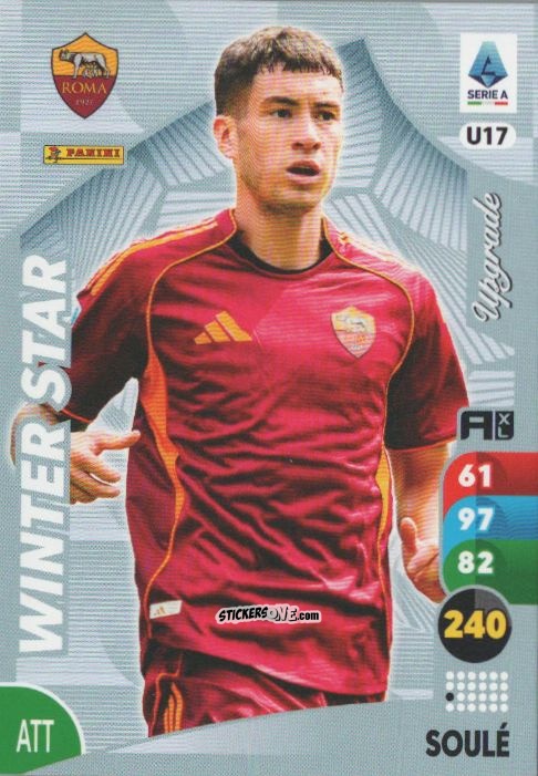 Sticker Matias Soulè - Calciatori 2025-2026. Adrenalyn Xl n. U17 - Panini