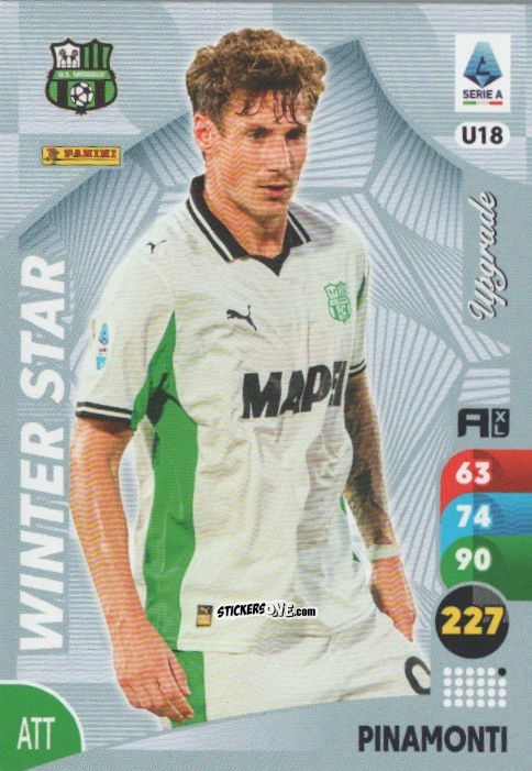 Sticker Andrea Pinamonti - Calciatori 2025-2026. Adrenalyn Xl n. U18 - Panini