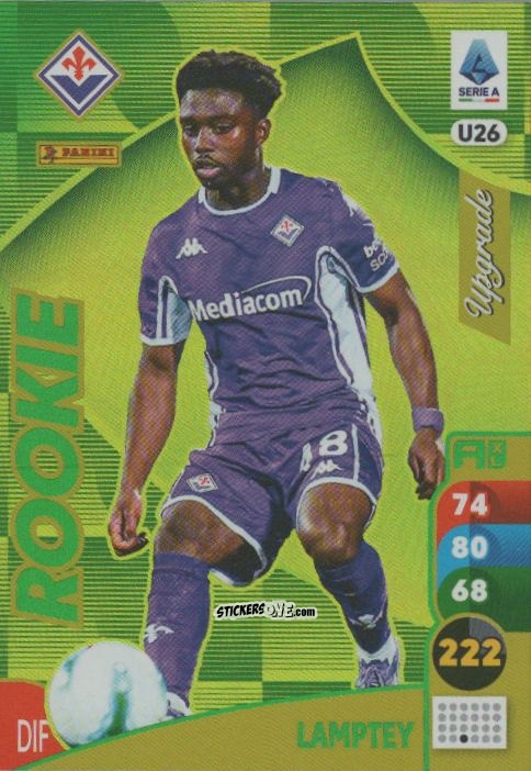 Figurina Tariq Lamptey - Calciatori 2025-2026. Adrenalyn Xl n. U26 - Panini
