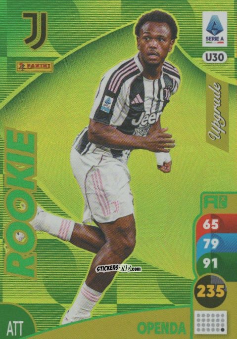 Figurina Lois Openda - Calciatori 2025-2026. Adrenalyn Xl n. U30 - Panini