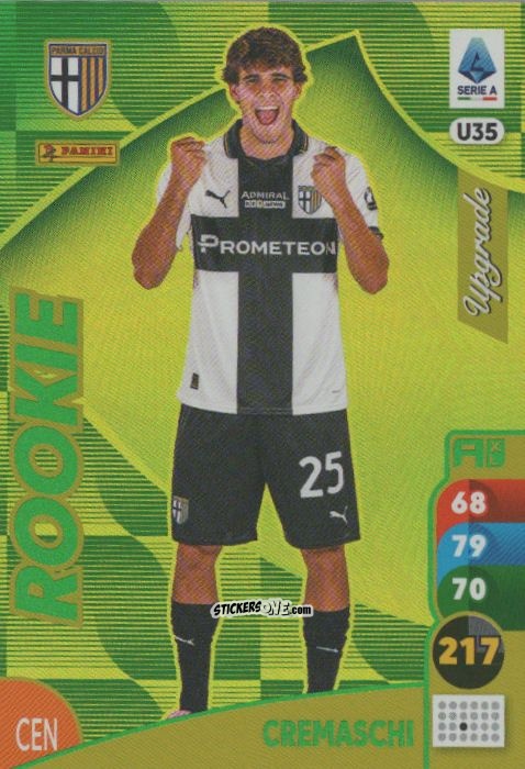 Sticker Benjamin Cremaschi - Calciatori 2025-2026. Adrenalyn Xl n. U35 - Panini