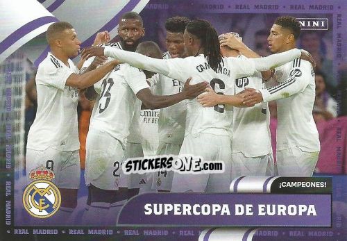 Sticker Supercopa De Europa - Club Real Madrid 2024-2025 n. 6 - Panini