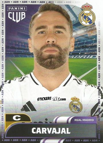 Sticker Carvajal - Club Real Madrid 2024-2025 n. 11 - Panini