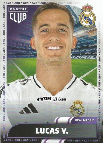 Cromo Lucas Vázquez - Club Real Madrid 2024-2025 n. 12 - Panini