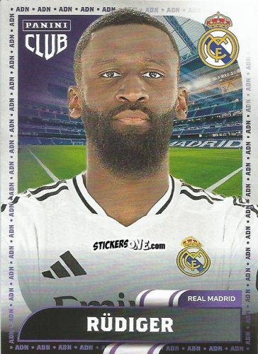 Cromo Rüdiger - Club Real Madrid 2024-2025 n. 13 - Panini