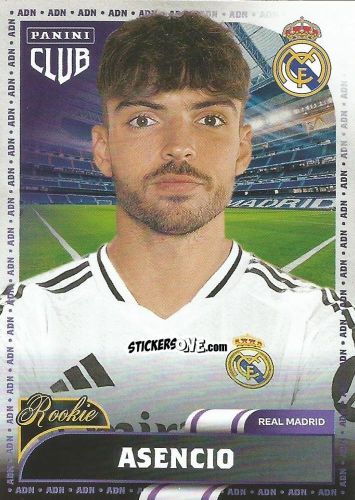 Cromo Asencio - Club Real Madrid 2024-2025 n. 17 - Panini