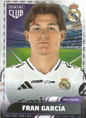 Sticker Fran García - Club Real Madrid 2024-2025 n. 19 - Panini