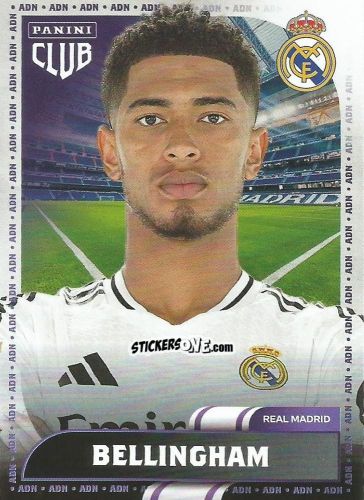 Cromo Bellingham - Club Real Madrid 2024-2025 n. 26 - Panini