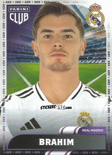 Cromo Brahim Diaz - Club Real Madrid 2024-2025 n. 27 - Panini