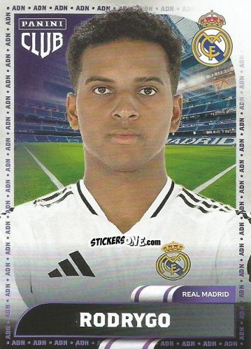 Figurina Rodrygo - Club Real Madrid 2024-2025 n. 28 - Panini