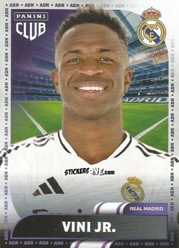 Figurina Vini Jr. - Club Real Madrid 2024-2025 n. 29 - Panini