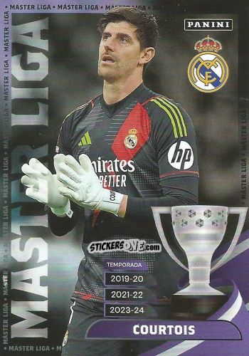 Figurina Courtois - Club Real Madrid 2024-2025 n. 35 - Panini