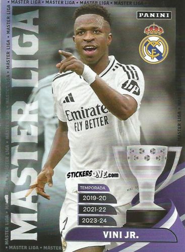 Figurina Vini Jr. - Club Real Madrid 2024-2025 n. 39 - Panini