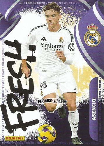 Sticker Asencio - Club Real Madrid 2024-2025 n. 46 - Panini