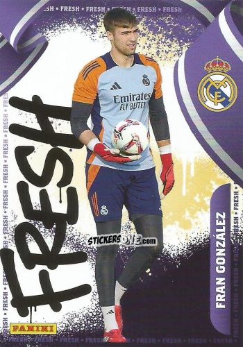 Cromo Fran González - Club Real Madrid 2024-2025 n. 47 - Panini