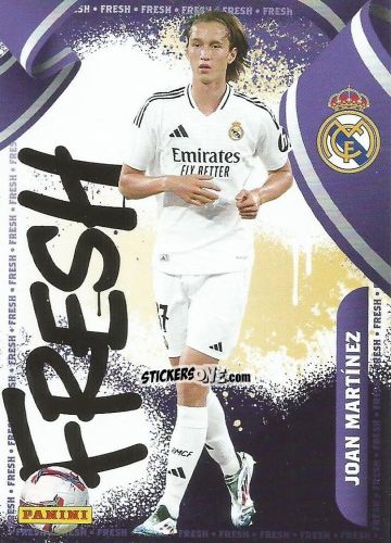 Sticker Joan Martínez - Club Real Madrid 2024-2025 n. 50 - Panini