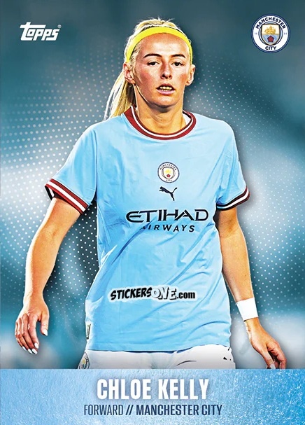 Sticker Chloe Kelly - Manchester City 2022-2023 Team Set 
 n. 3 - Topps