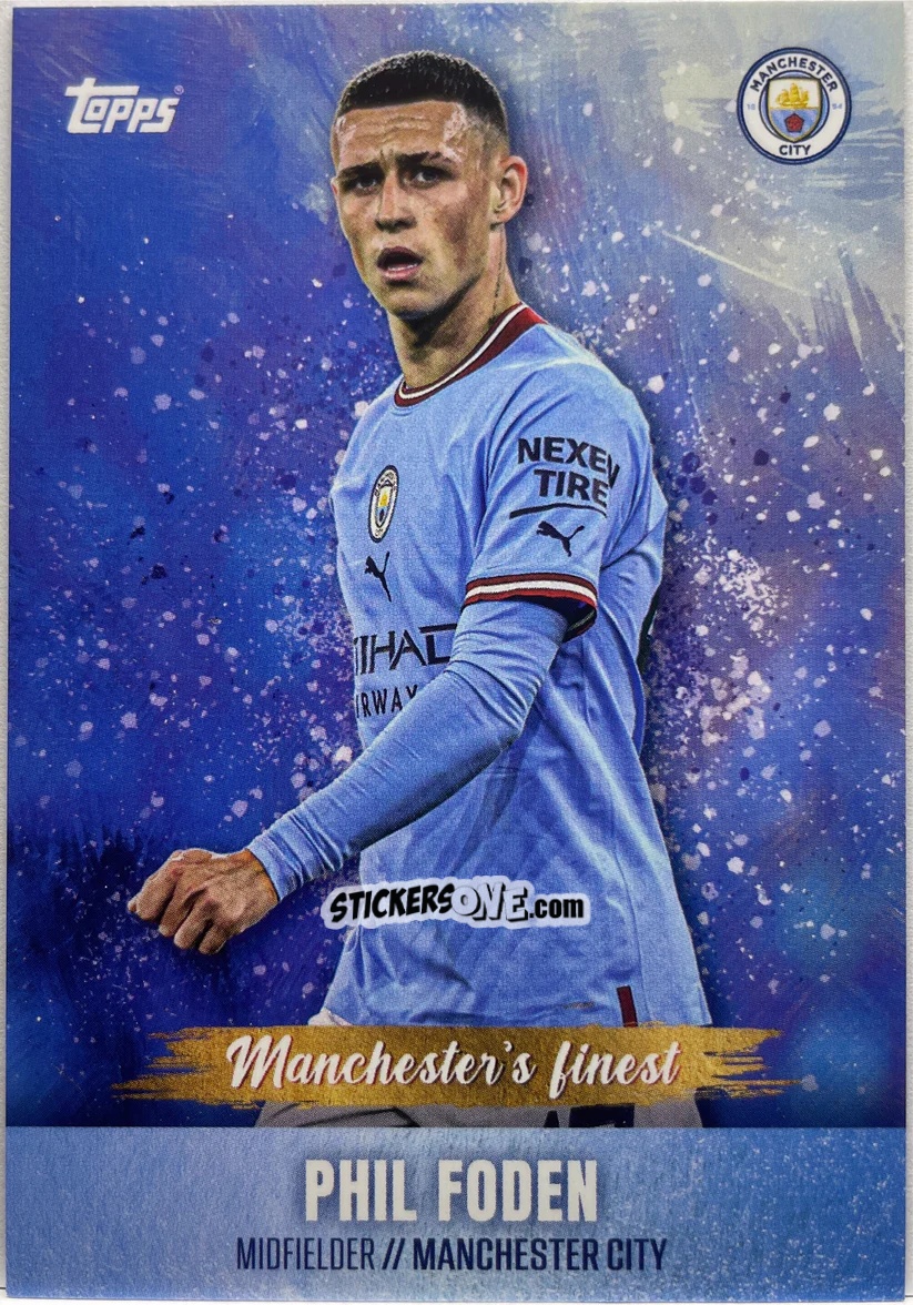 Cromo Phil Foden - Manchester City 2022-2023 Team Set 
 n. F1 - Topps