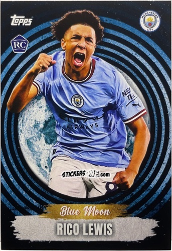Cromo Rico Lewis - Manchester City 2022-2023 Team Set 
 n. BM3 - Topps