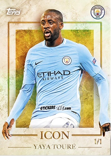 Cromo Yaya Toure - Manchester City 2022-2023 Team Set 
 n. I3 - Topps