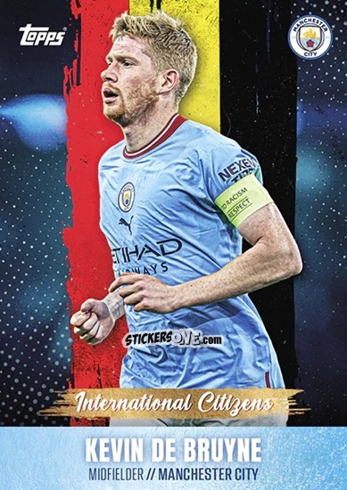 Cromo Kevin De Bruyne - Manchester City 2022-2023 Team Set 
 n. IC2 - Topps