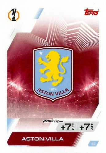 Cromo Team Badge - UEFA Champions League & Europa League 2025-2026. Match Attax
 n. 82 - Topps