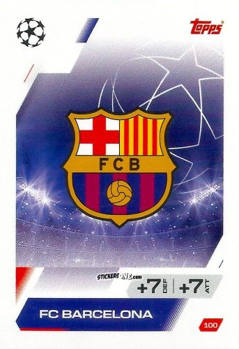 Sticker Team Badge - UEFA Champions League & Europa League 2025-2026. Match Attax
 n. 100 - Topps